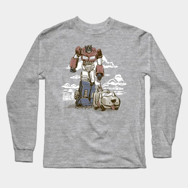 Optimus Long Sleeve T-Shirt by RedBug01